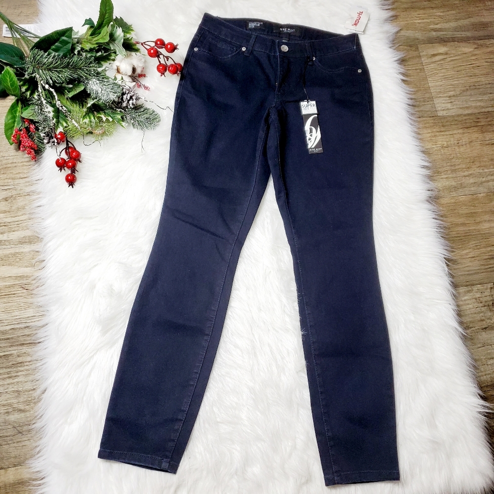 Nine West Womens Cigarette Fit Skinny Leg Jeans